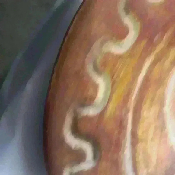 Kokopelli fertility music art wall hanging mexico handmade ceramic large - Picture 3 of 16